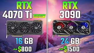 RTX 4070 Ti SUPER vs RTX 3090  Test in 7 Games [upl. by Dranik283]