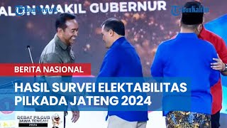 Andika Perkasa vs Luthfi di Hasil Survei Elektabilitas Pilkada Jateng [upl. by Signe316]