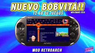 NUEVO BOBVITA para PSVITA con 12GB de juegos 👾 RetroPlayers 👾 [upl. by Keldon180]