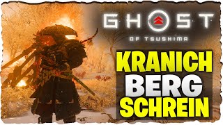 Ghost of Tsushima KranichbergSchrein Guide  Crane Mountain Shrine Guide German [upl. by Nnylyar128]