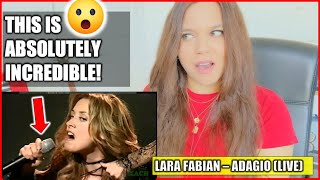 Absolutely Incredible Performance by Lara Fabian  ADAGIO Reaction Video [upl. by Maag]