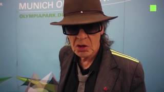 Udo Lindenberg  25052016 Munich Olympic Walk of Stars Olympiahalle München [upl. by Weidman362]