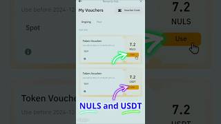 Received 72 NULS and USDT Rewards  How to Check Your Binance Rewards Hub [upl. by Atwekk]