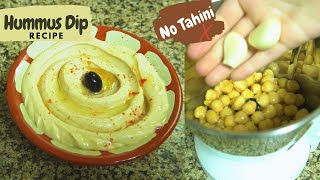 The TASTIEST Chickpea Hummus Recipe WITHOUT TAHINI [upl. by Neri]