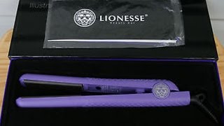 Lionesse Flat Iron Review on Natural African American Hair [upl. by Micheline]