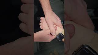 Chiropractic Adjustment  Wrist Adjustment  Chiropractor [upl. by Apollus]