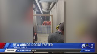 New armor doors tested in Knoxville [upl. by Ailel]