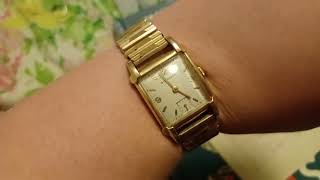 vintage wittnauer watch 1940s [upl. by Ellirpa]