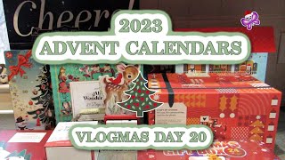 Day 20  Opening 7 ADVENT CALENDARS Vlogmas Day 20 2023 [upl. by Nosyarg]