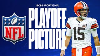 UPDATED NFL Playoff Picture Browns SECURE Spot After Win Over Jets I CBS Sports [upl. by Betteann]