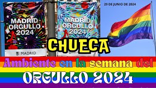 MADRID  CHUECA  Ambiente en la semana del Orgullo LGTBIQA 29 06 2024  Spain [upl. by Lia]