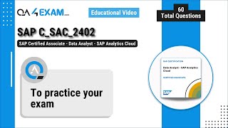 CSAC2402 SAP Certified Associate  Data Analyst  SAP Analytics Cloud [upl. by Ailam]