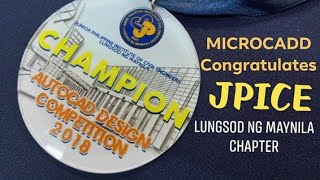 JPICE AutoCAD Design Competition 2018 l Lungsod ng Maynila Chapter [upl. by Kenon]