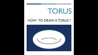 How to draw a torus  Rough Sketch of torus  shorts torus geometry [upl. by Ojaras]