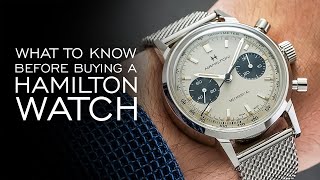 What to Know Before Buying A Hamilton Watch History Collection Overview amp Top Picks [upl. by Gadmon]