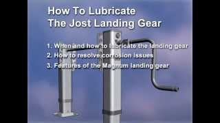 How to Lubricate JOST Landing Gear [upl. by Fisken]