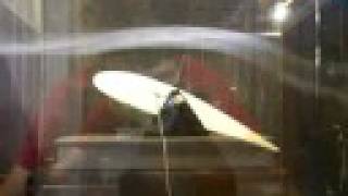 Wind Tunnel Moving Airfoil Test2 [upl. by Ybbed]