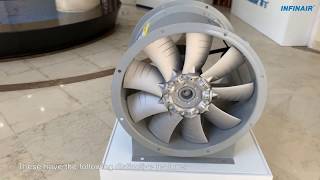 Inline Axial FanImpeller Type D  YFIAD [upl. by Yrred]