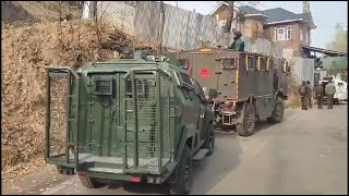 Militants security forces trade fire in south Kashmir’s Kulgam [upl. by Lancaster]