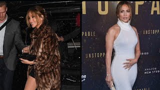 Jennifer Lopez Turns Heads in London – Leggy Look Amid Ben Affleck Divorce News [upl. by Rainger]