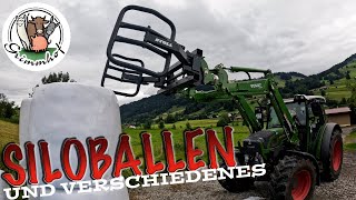 FarmVLOG291  Siloballen stapeln [upl. by Nimajneb468]