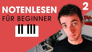 NOTENLESEN  Klavier lernen  TheorieBasics 2  Noten lernen [upl. by Cheshire]