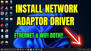 StepbyStep Installing Network Adapter Driver on Windows 11 [upl. by Margery432]