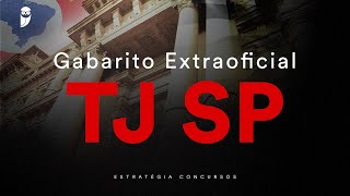 Gabarito Extraoficial TJ SP [upl. by Nnylorac]