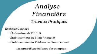 Analyse Financière  Exercice Global [upl. by Perla17]