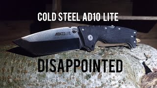 Cold steel AD10 Lite tanto  test use [upl. by Podvin535]