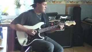 Forsman plays Texas Flood on a Strat through Peavey JSX amp [upl. by Riay]