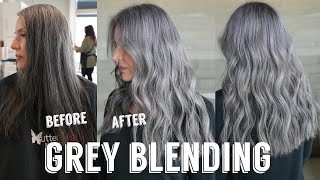 Hair Transformations with Lauryn My Signature Grey Blending Technique Ep 149 [upl. by Baker786]