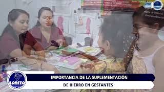 IMPORTANCIA DE LA SUPLEMENTACIÓN DE HIERRO EN LAS GESTANTES  GERESA LORETO [upl. by Amber]