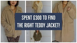 Lets Talk Teddy Jackets SHEIN NEW LOOK HampM ZARA HOLLISTER [upl. by Leugimsiul997]