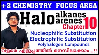 Haloalkanes and Haloarenes Plus Two Chemistry focus area Chapter 10  Chemistry focus points [upl. by Hedvah846]