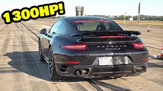 1300HP Porsche 991 Turbo S LCE Performance  ESMotor  FAST LOUD ACCELERATIONS [upl. by Dekeles]