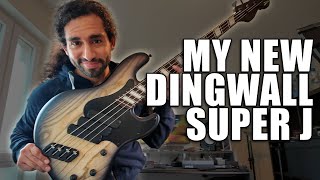 My New Dingwall Super J  Unboxing amp Quick Test [upl. by Yelsnit]