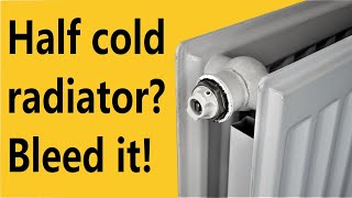 How to fix half cold radiator [upl. by Flessel]