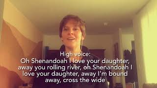 Oh Shenandoah 1800’s American Canadian folksong [upl. by Harret]