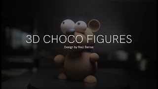 3D Choco Figures by Raul Bernal [upl. by Tihor]