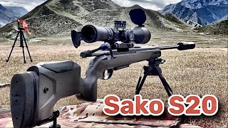 Sako S20 на дистанциях 300м 500м 850м 1000м [upl. by Durning]