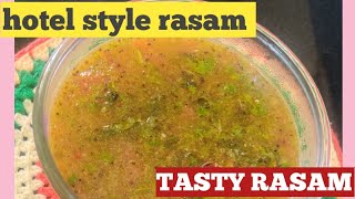 Hotel style rasam  quick amp tasty  recipe in Tamil tasty pepper rasam [upl. by Akenat394]