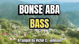 Bonse Aba  BASS  Choral Guide  Arranged by Victor C Johnson [upl. by Iteerp]