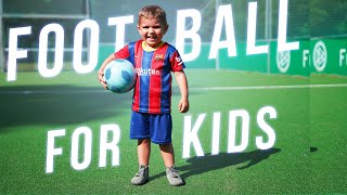 New Football Shoot Training for Kids  Fun Drills and Exercises [upl. by Silevi]