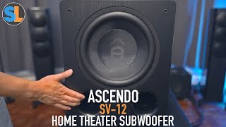 🔥🔊🔥 Ascendo SV12 Home Theater Subwoofer Review [upl. by Merna]