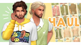 BEST CC FINDS FOR MEN  Sims 4 Custom Content Haul Maxis Match [upl. by Haram847]