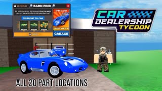 Roblox car dealership tycoon ￼all 20 locations for the￼ Cobalt datone ￼quick easy guide￼￼ [upl. by Spike]