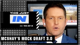 Todd McShay’s Mock Draft 30  This Just In [upl. by Enymzaj]