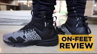 Nike Acronym Presto Mid Cool Grey OnFeet Review [upl. by Danzig408]