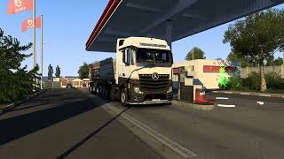 ETS2 Excavated soil  24t  Mercedes Actros tipper [upl. by Cobby]